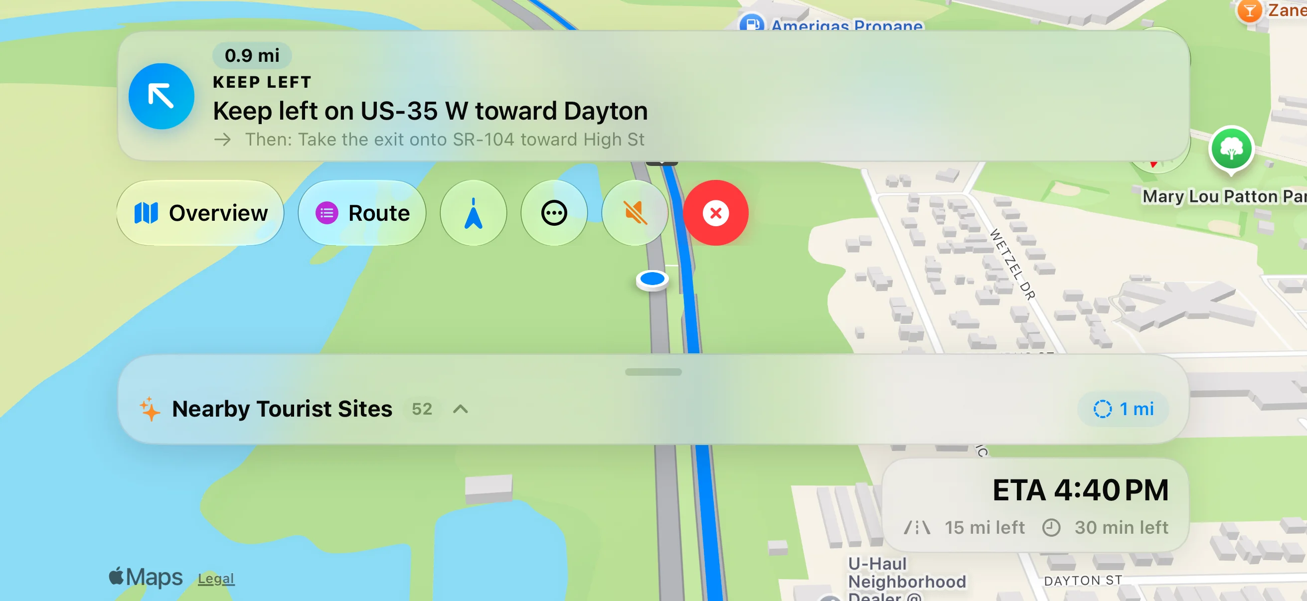 WanderWay landscape navigation