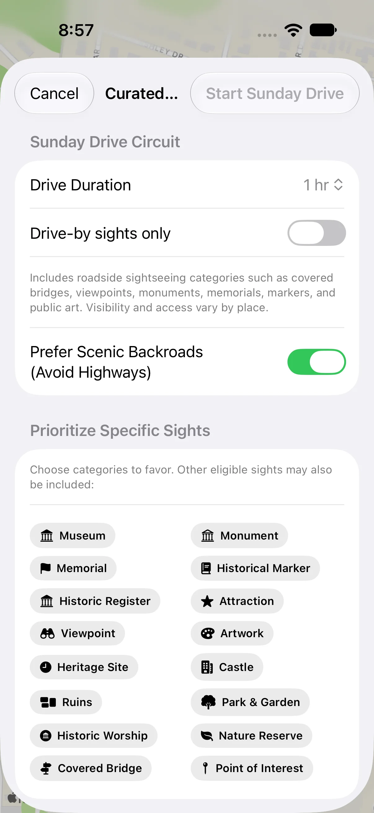 Build a curated drive