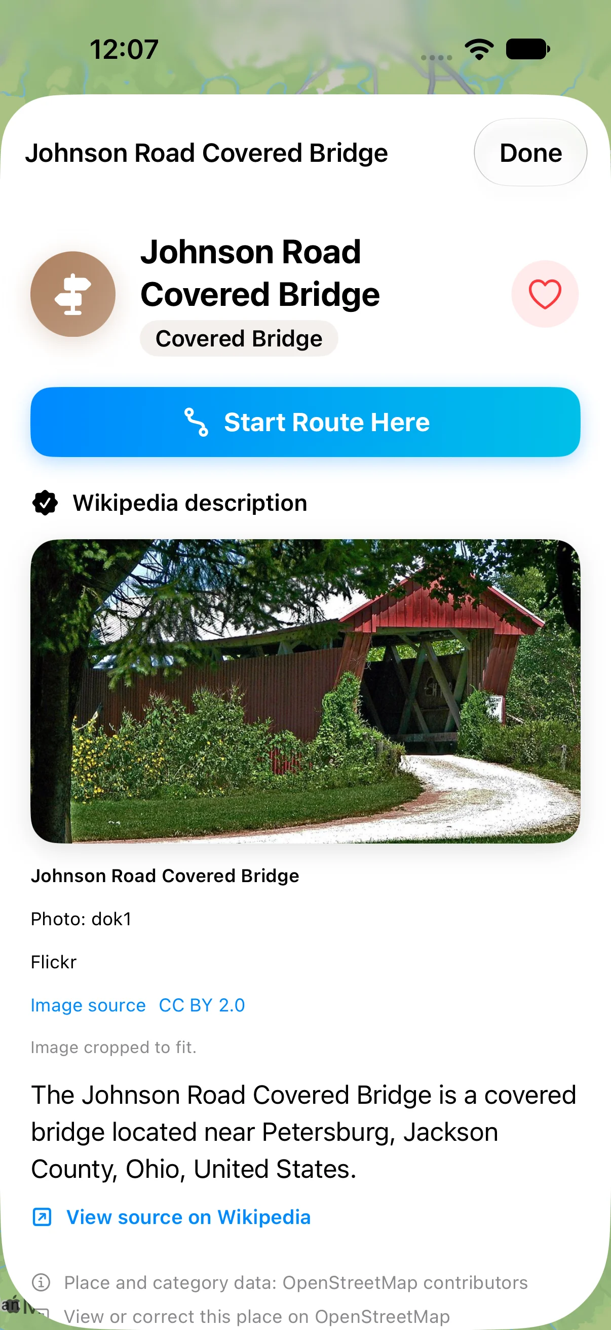 Covered bridge detail sheet