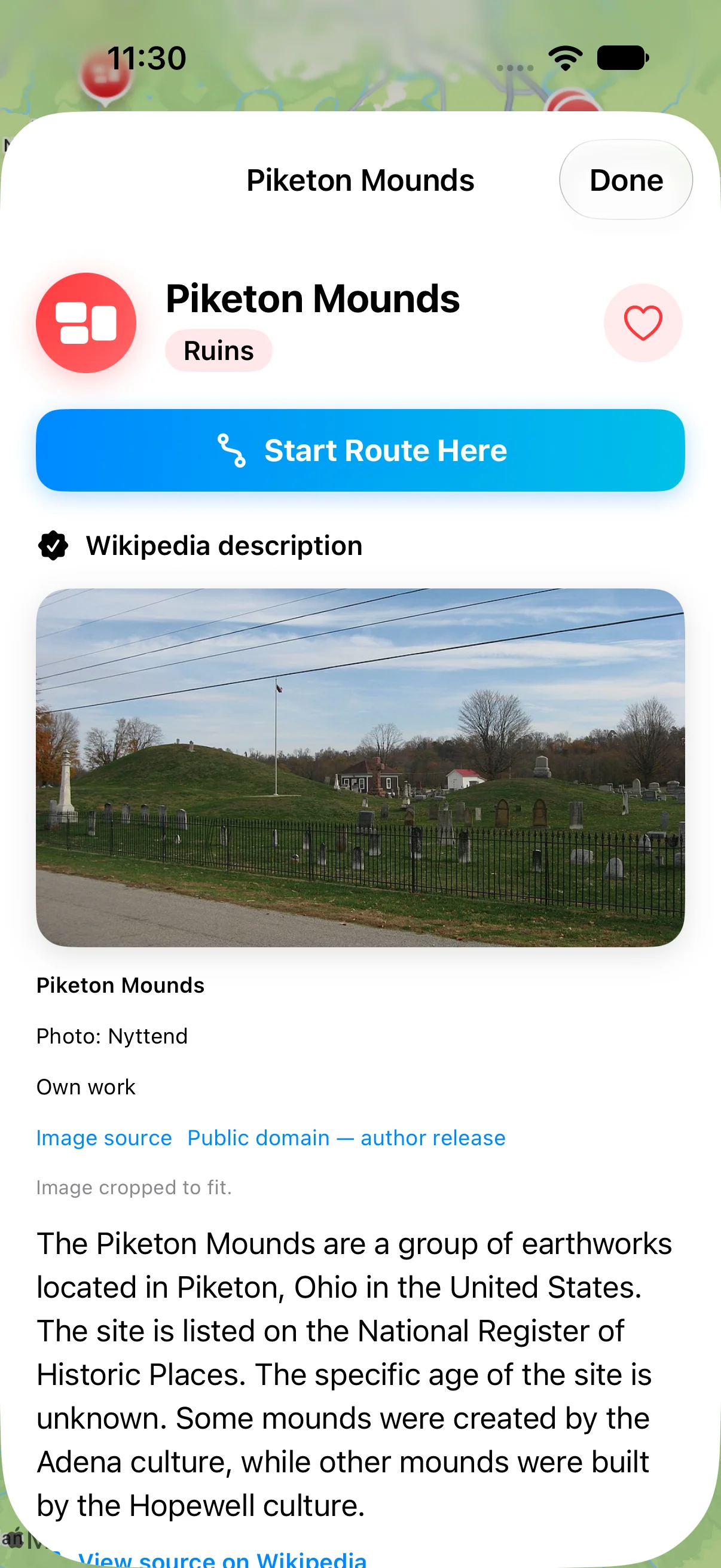 Piketon Mounds place detail